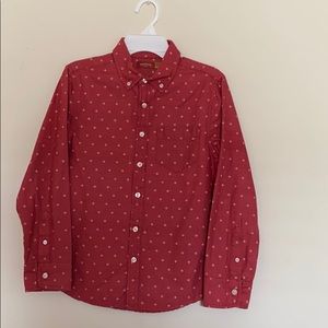 Red Camel Boy’s Long Sleeves Button Down Shirt M